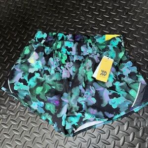 All in Motion Black and Green Athletic Shorts